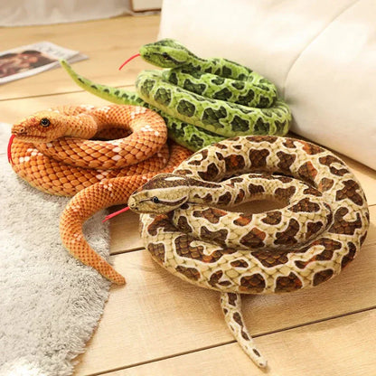 Colorful Snake Stuffed Animal Toy