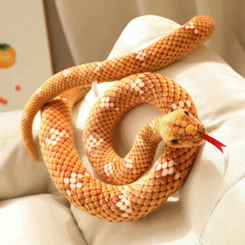 Colorful Snake Stuffed Animal Toy