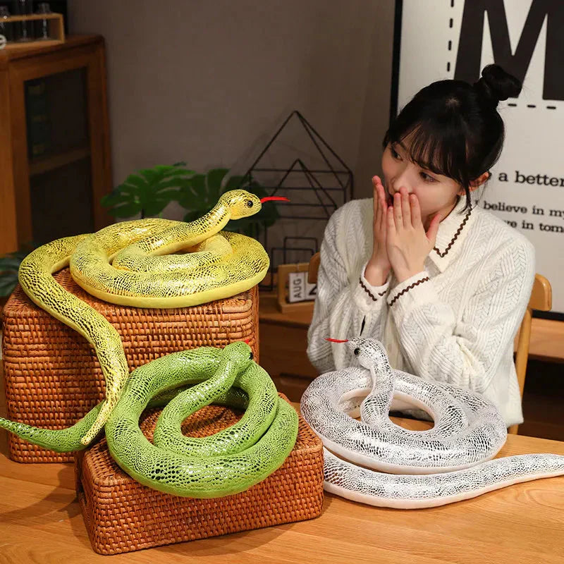 Colorful Large Soft Snake Toys