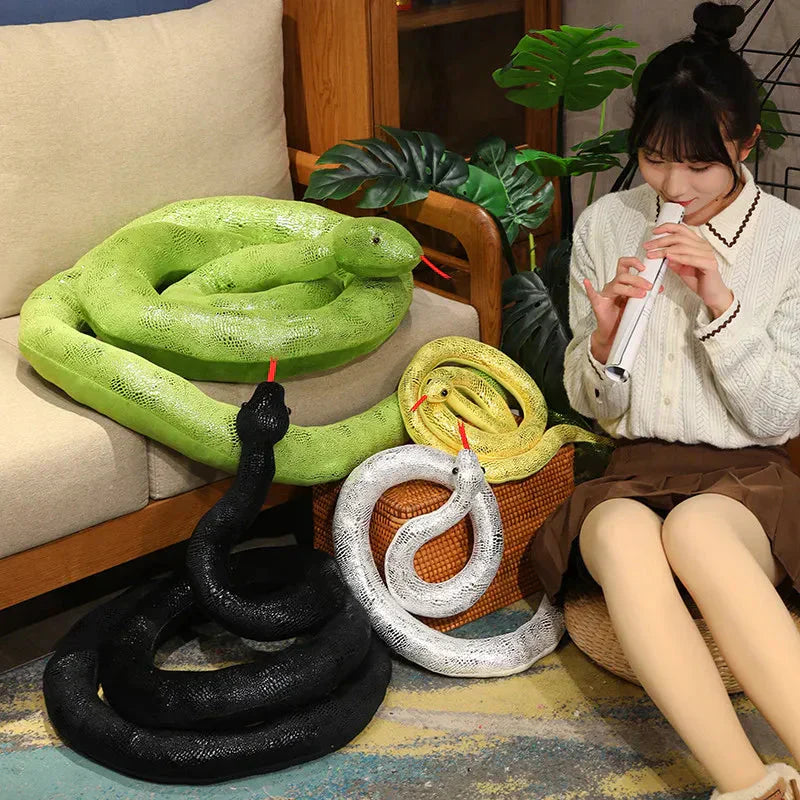 Colorful Large Soft Snake Toys