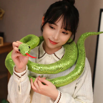 Colorful Large Soft Snake Toys