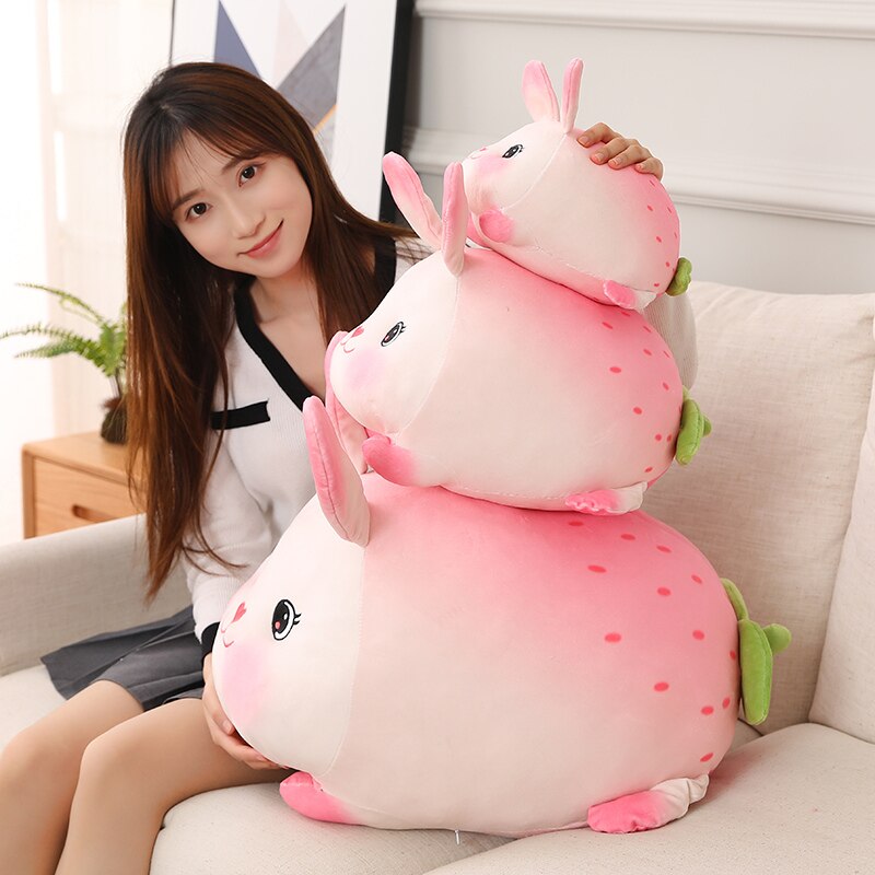 Cute Strawberry Bunny Soft Toys