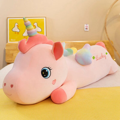 Pastel Pink Cute Unicorn Soft Toy