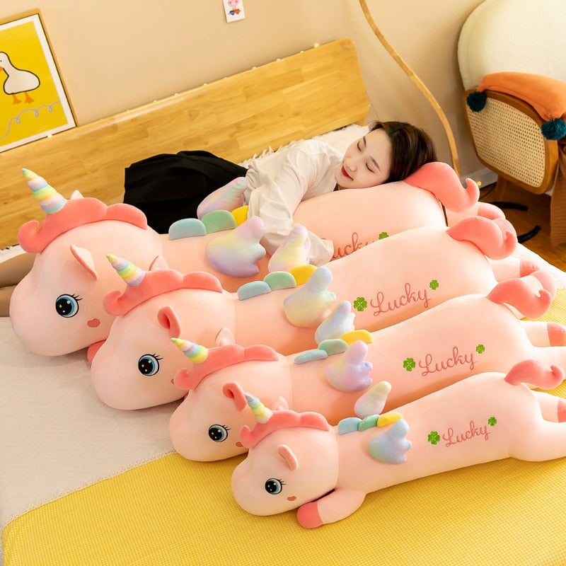 Pastel Pink Cute Unicorn Soft Toy