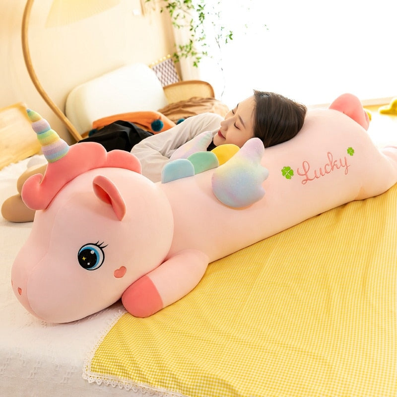 Pastel Pink Cute Unicorn Soft Toy