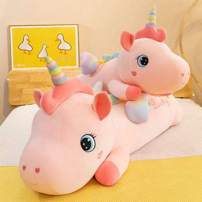 Pastel Pink Cute Unicorn Soft Toy