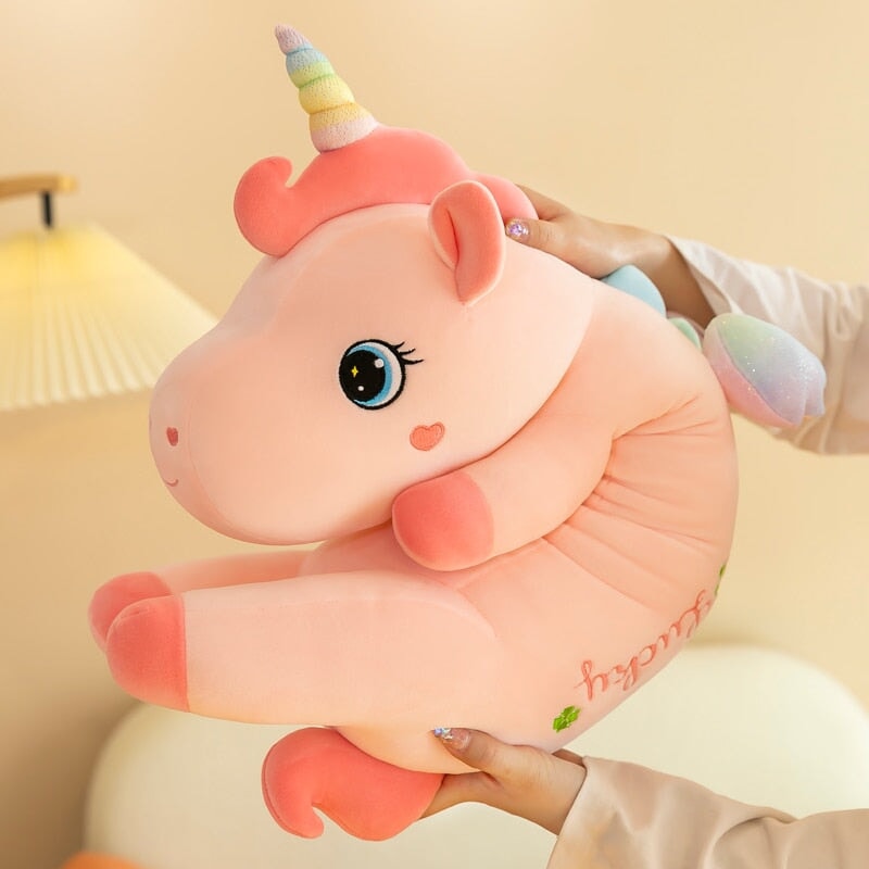Pastel Pink Cute Unicorn Soft Toy