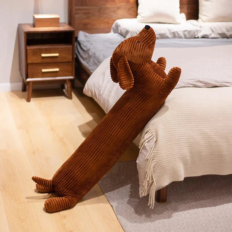 Cute Long Sausage Dog Soft Plush Toy - Fesara