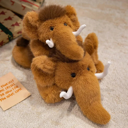 Cuddly Prehistoric Mammoth Soft Toy