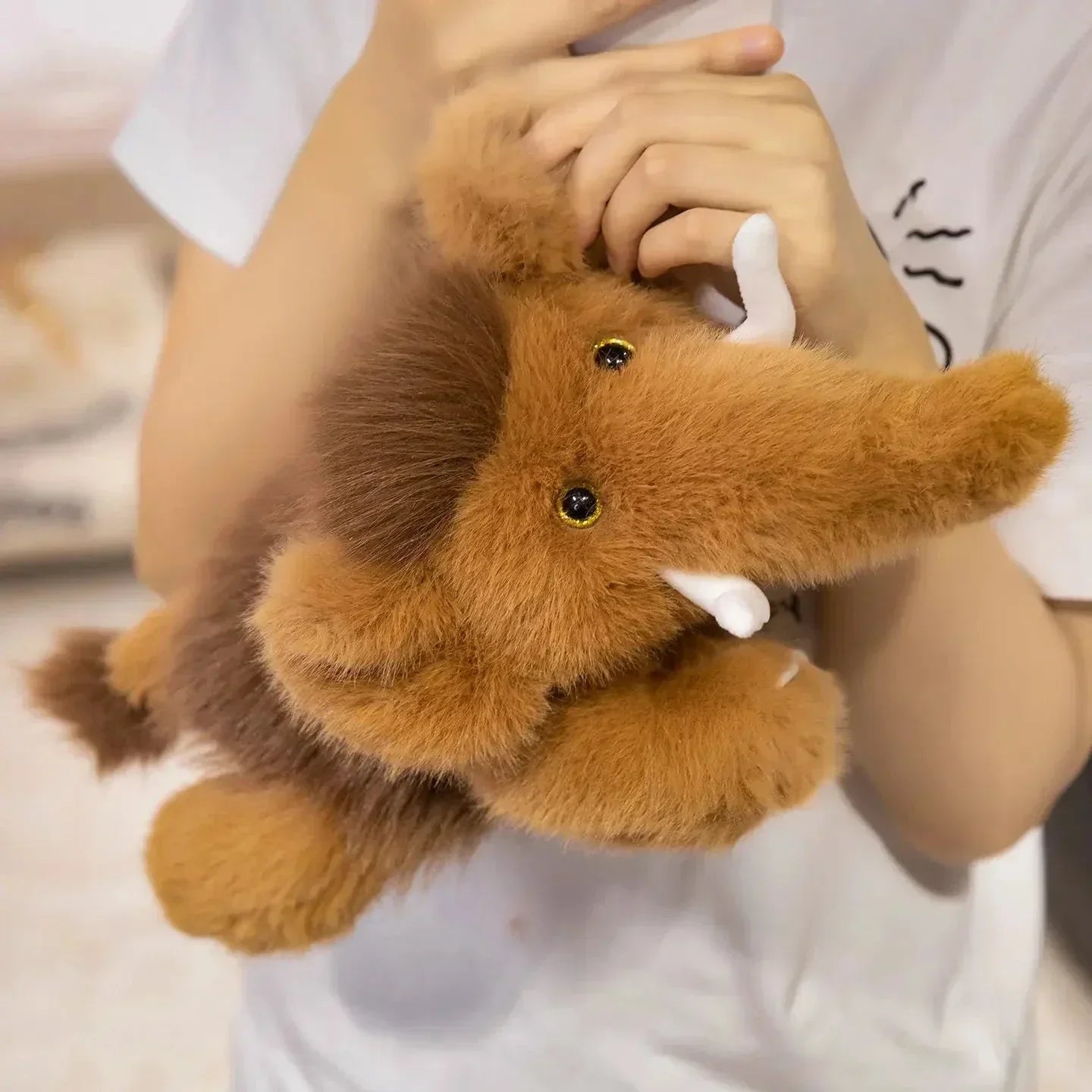 Cuddly Prehistoric Mammoth Soft Toy