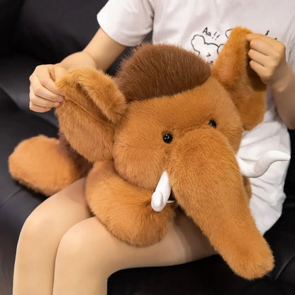 Cuddly Prehistoric Mammoth Soft Toy