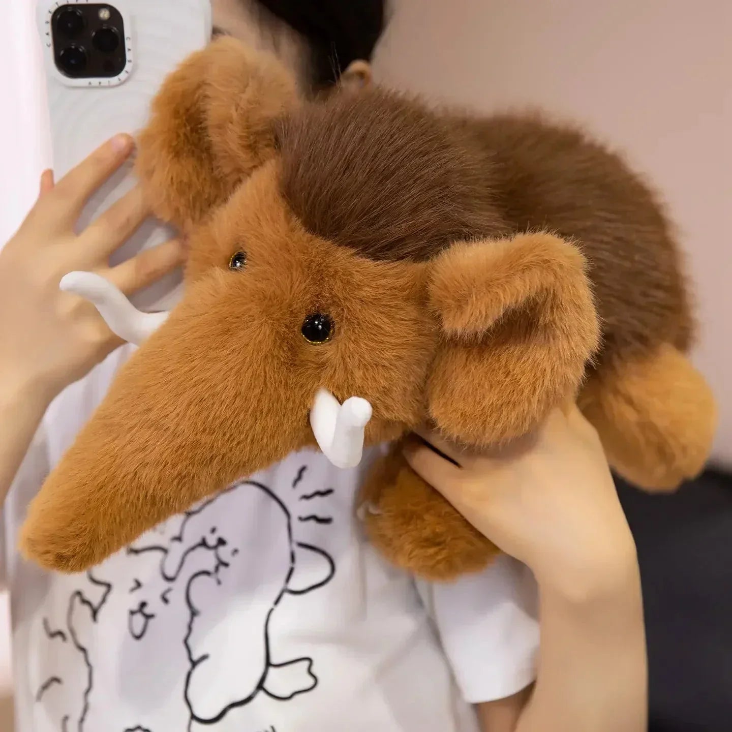 Cuddly Prehistoric Mammoth Soft Toy