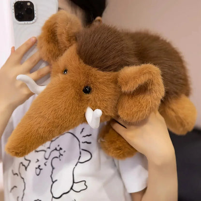 Cuddly Prehistoric Mammoth Soft Toy