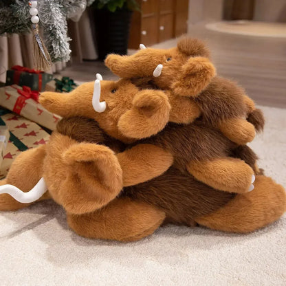 Cuddly Prehistoric Mammoth Soft Toy