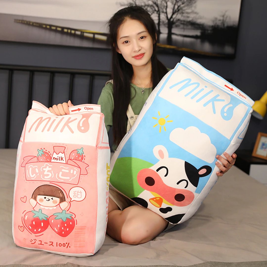 Soft Milk Box Cuddly Toy