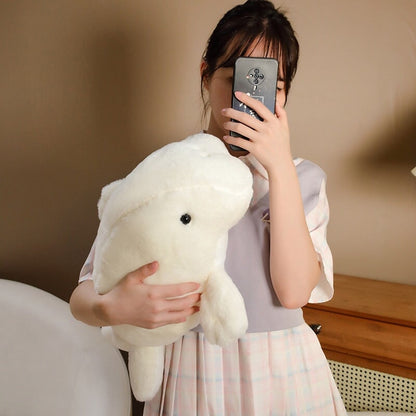Cuddly White Manatee Soft Plush Toy