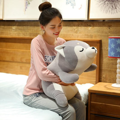 Cuddly Husky Teddy Plush Toy