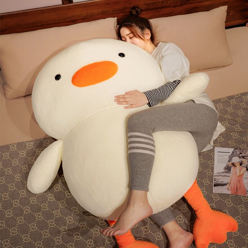 Adorable White Duck Soft Plush Toy - Fesara