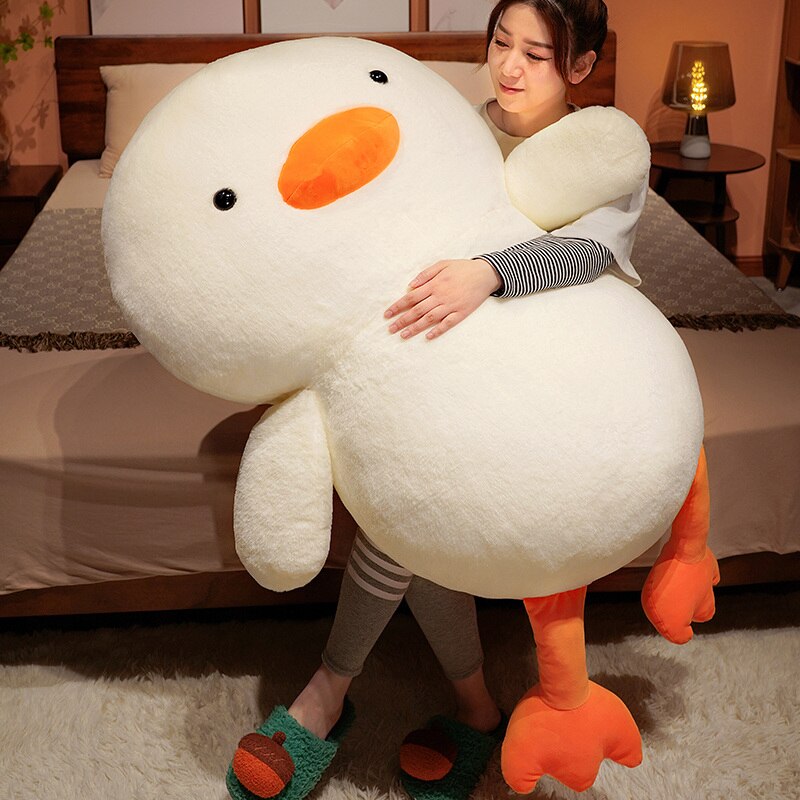 Adorable White Duck Soft Plush Toy