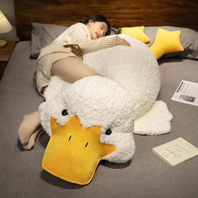 Big Soft White Duck Cuddly Plush Toy