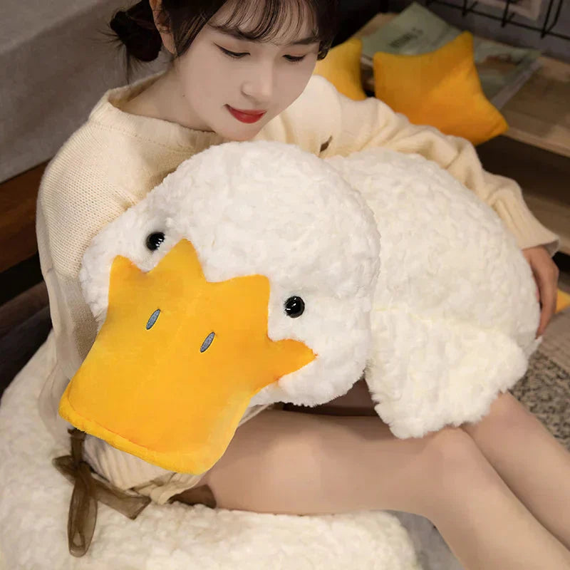 Big Soft White Duck Cuddly Plush Toy