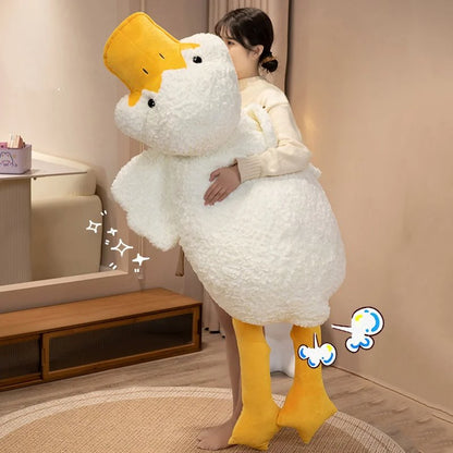 Big Soft White Duck Cuddly Plush Toy