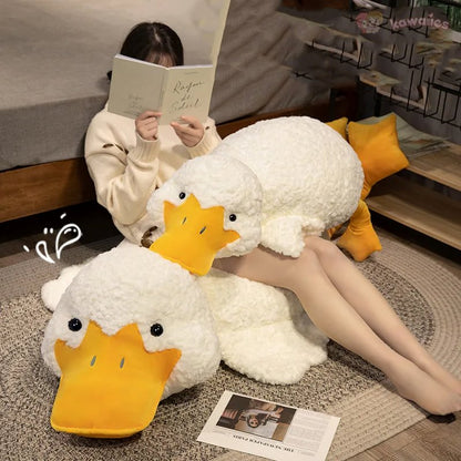 Big Soft White Duck Cuddly Plush Toy