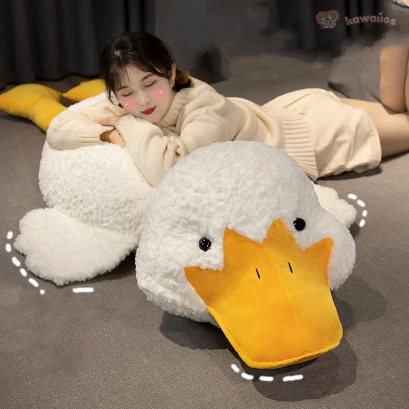 Big Soft White Duck Cuddly Plush Toy