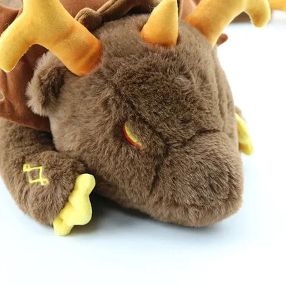 Brown Dragon Genshin Soft Plush Toy