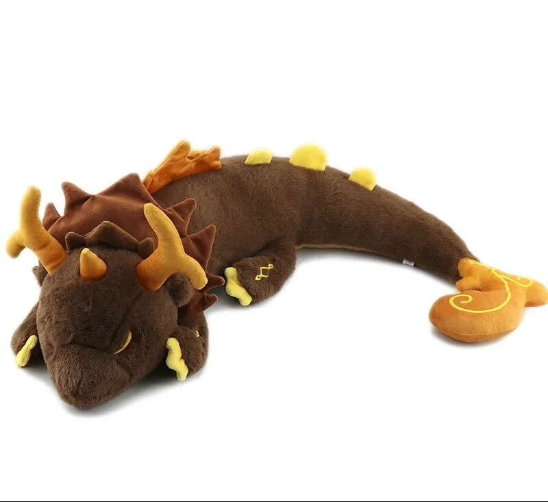 Brown Dragon Genshin Soft Plush Toy
