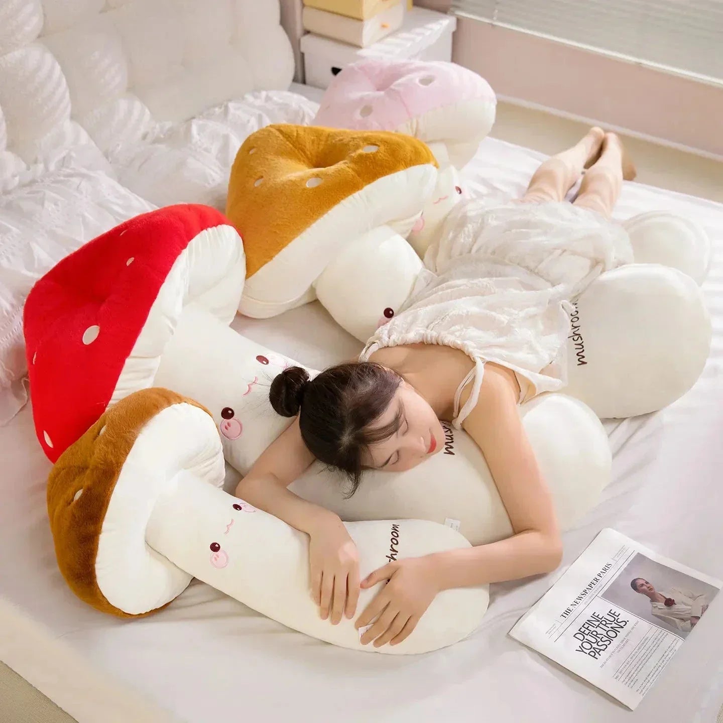 Soft Cute Mushroom Cuddle Plush Toys