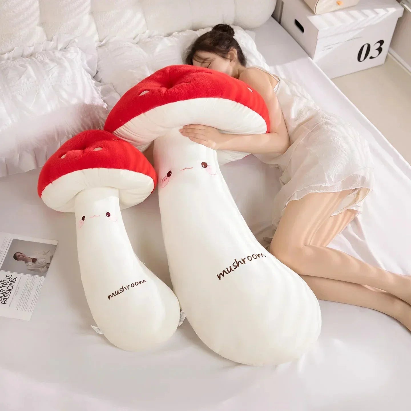 Soft Cute Mushroom Cuddle Plush Toys