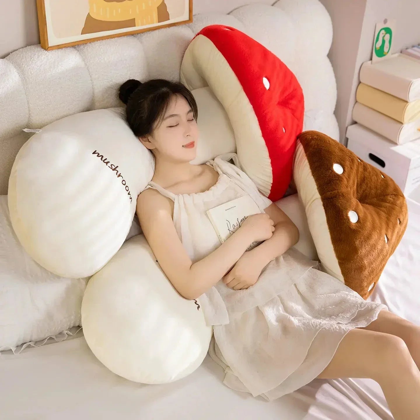 Soft Cute Mushroom Cuddle Plush Toys