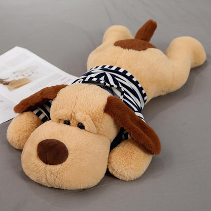 Cuddly Plush Dog Sleeping Companion