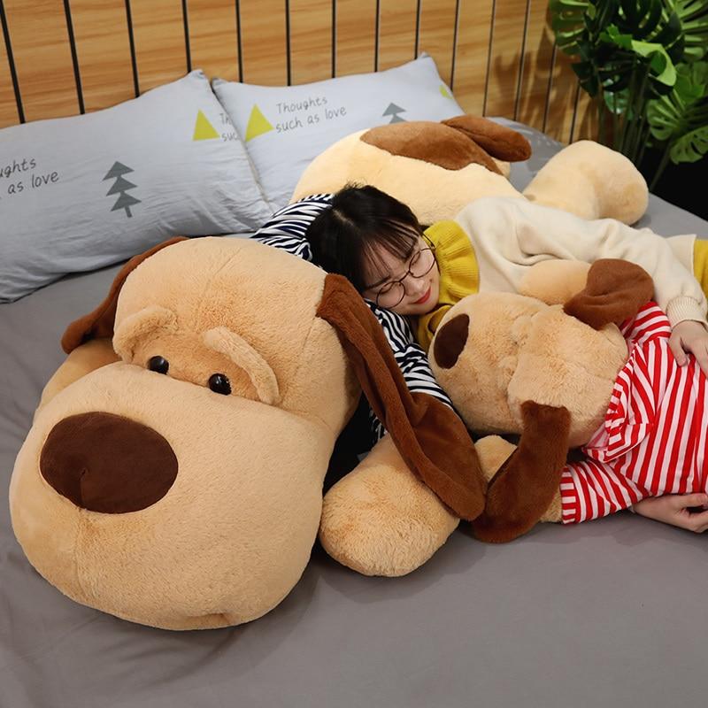 Cuddly Plush Dog Sleeping Companion