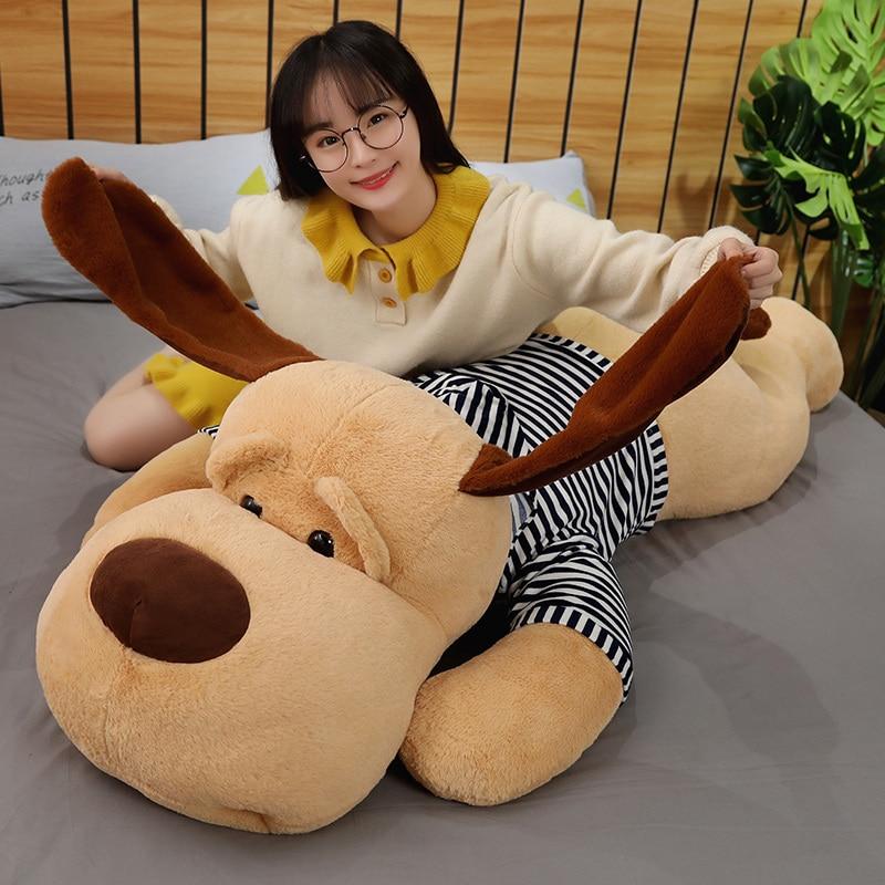 Cuddly Plush Dog Sleeping Companion