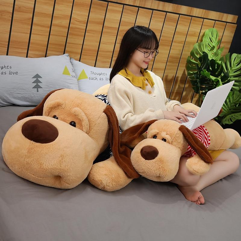 Cuddly Plush Dog Sleeping Companion