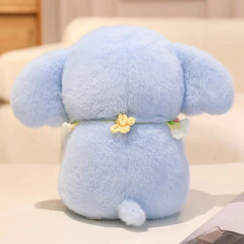 Cuddly Soft Blue Elephant Stuffed Animal