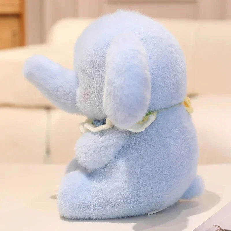 Cuddly Soft Blue Elephant Stuffed Animal