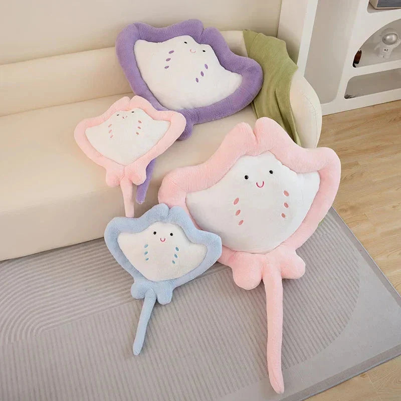 Soft Colorful Manta Ray Cuddle Toy