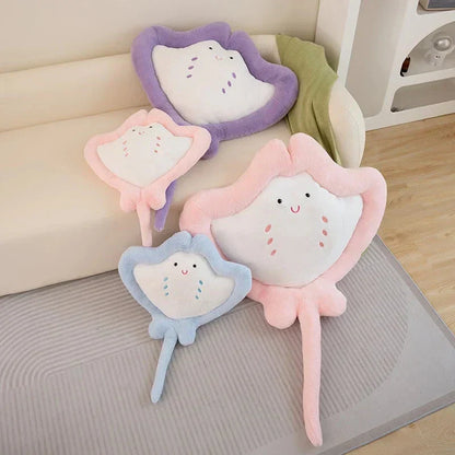 Soft Colorful Manta Ray Cuddle Toy