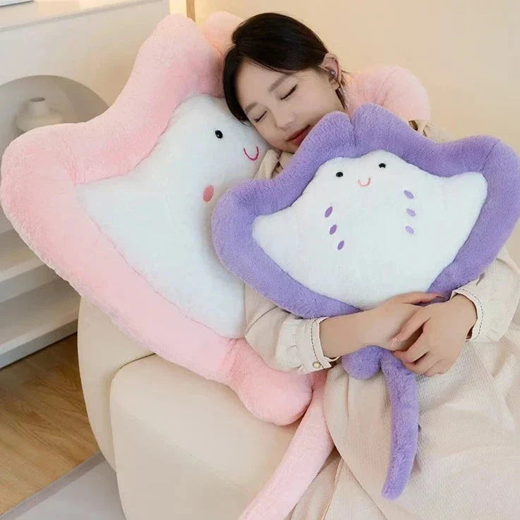 Soft Colorful Manta Ray Cuddle Toy
