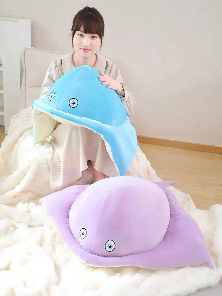 Soft Pastel Colorful Shark Plush Toys