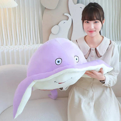 Soft Pastel Colorful Shark Plush Toys
