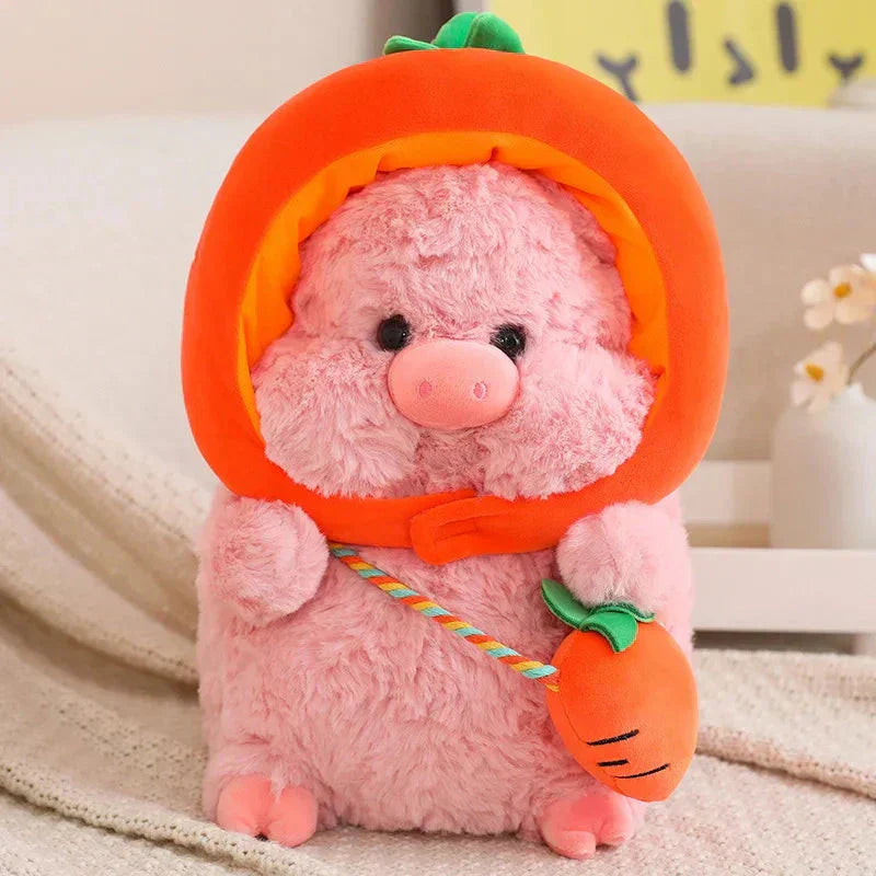 Cute Pig Plush Toy Vegetable Costume
