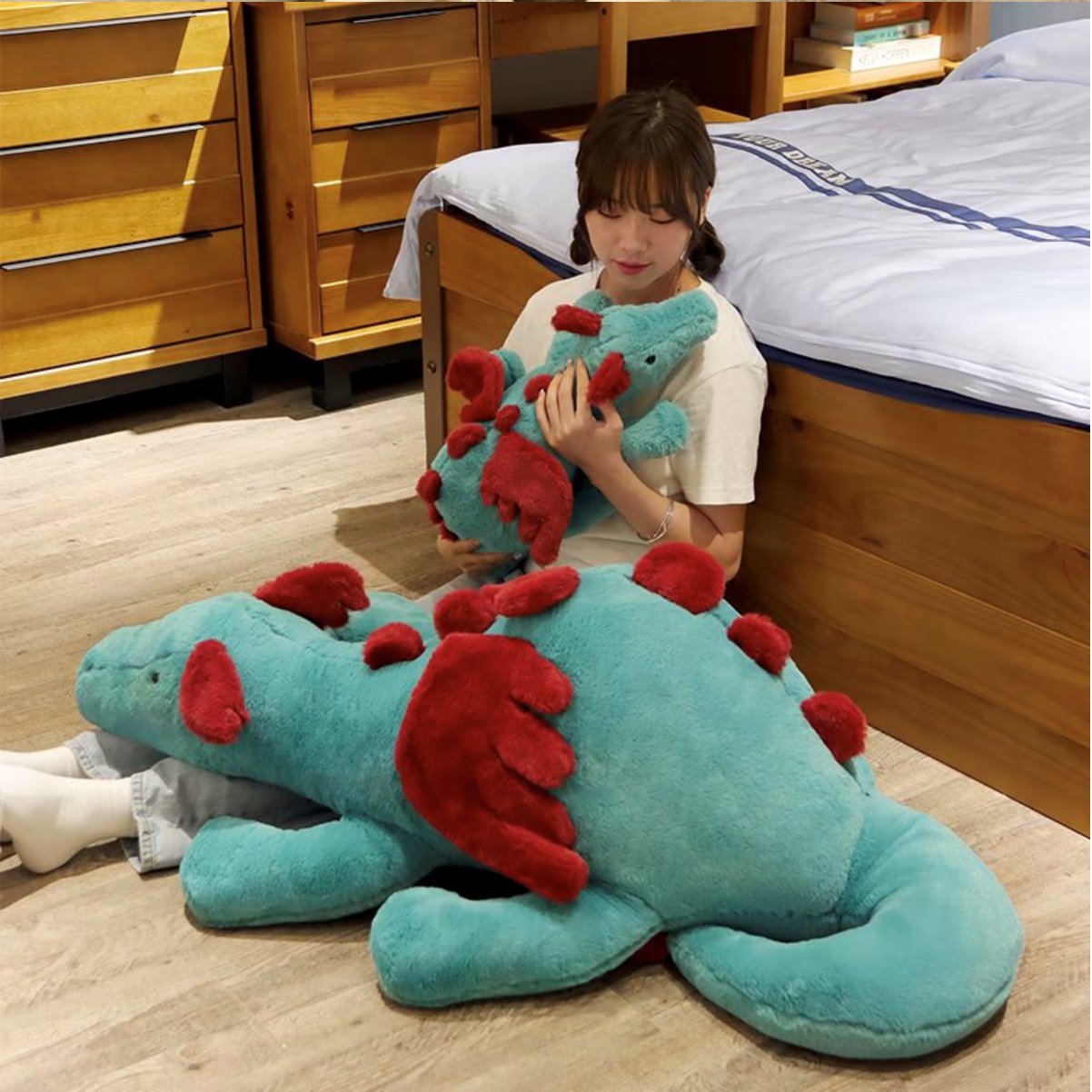 Colorful Pete and Mira Dragon Figures