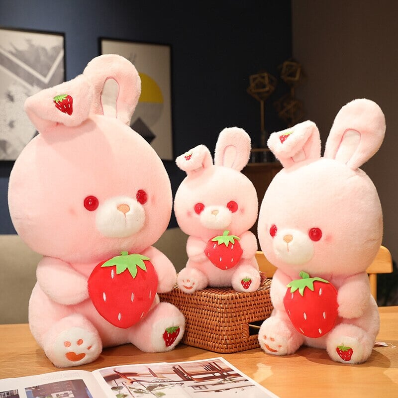 Cute Pink Bunny Soft Plush Toy