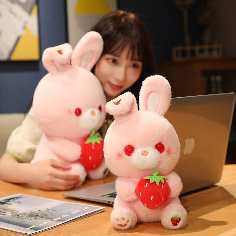 Cute Pink Bunny Soft Plush Toy