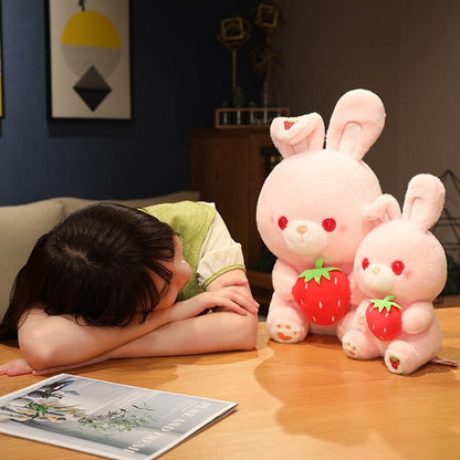 Cute Pink Bunny Soft Plush Toy