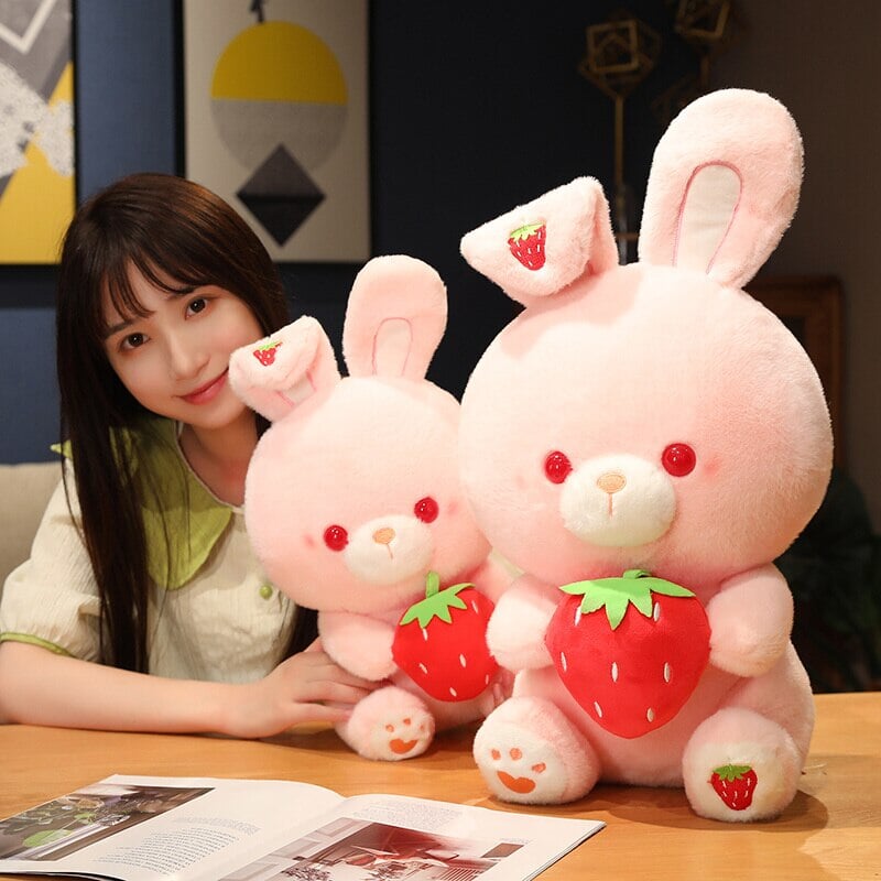 Cute Pink Bunny Soft Plush Toy